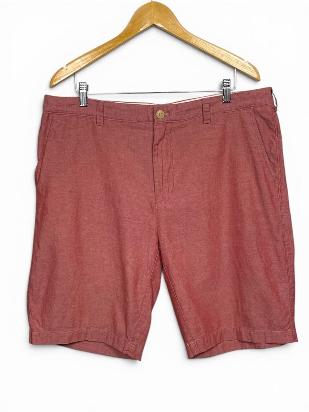 Men's J Crew Classic sunset Red Cotton  Shorts size 38